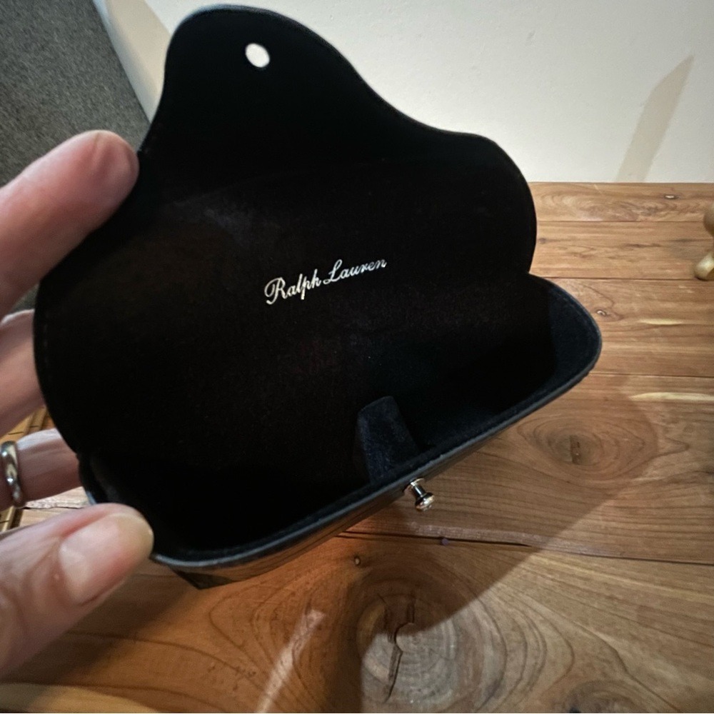 Ralph Lauren Black Sunglass Eyeglass Case